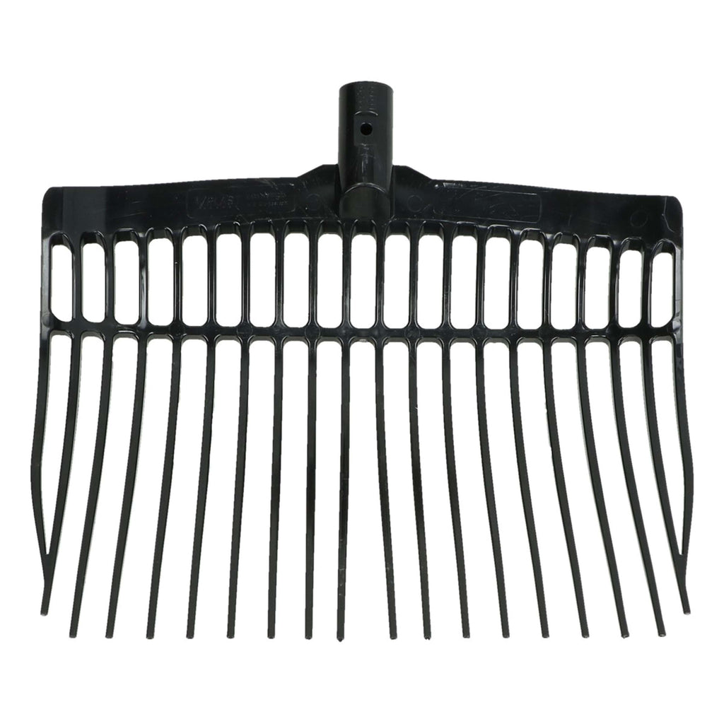 Vplast Fourche à Fumier Plastique sans Manche Noir