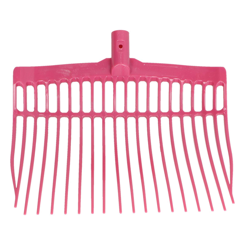 Vplast Fourche à Fumier Plastique sans Manche Rose