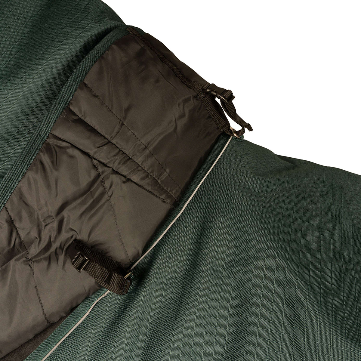 Agradi Horse Couvre-Cou 1200D 0gr Bande Réfléchissante Vert