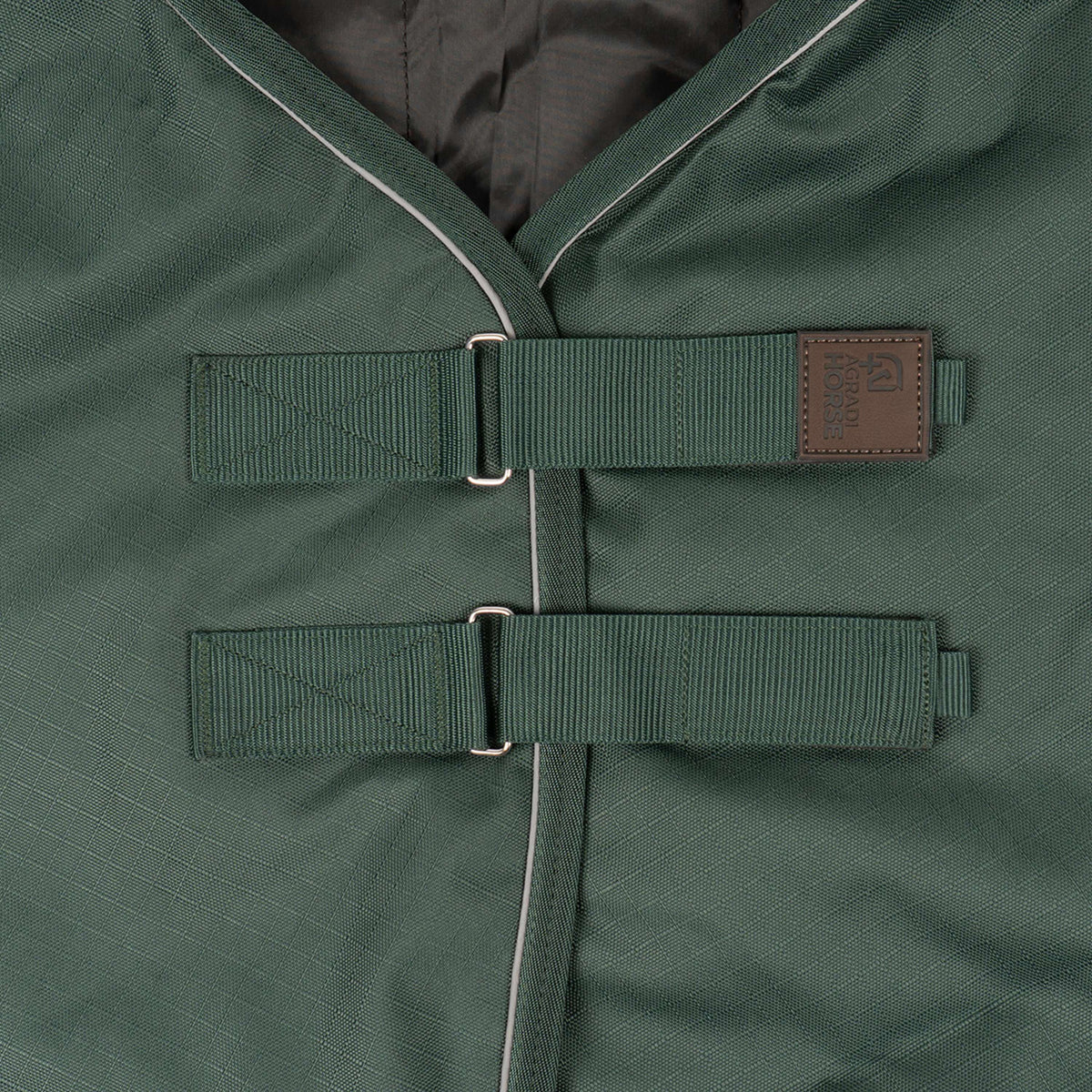 Agradi Horse Couvre-Cou 1200D 0gr Bande Réfléchissante Vert