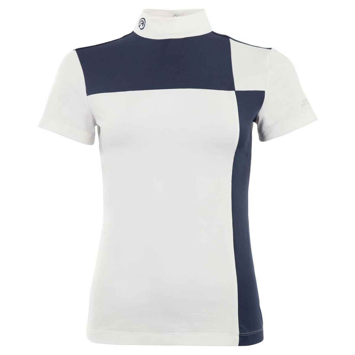 ANKY T-shirt de Concours Grand Prix Manches Courtes Blanc/Marin