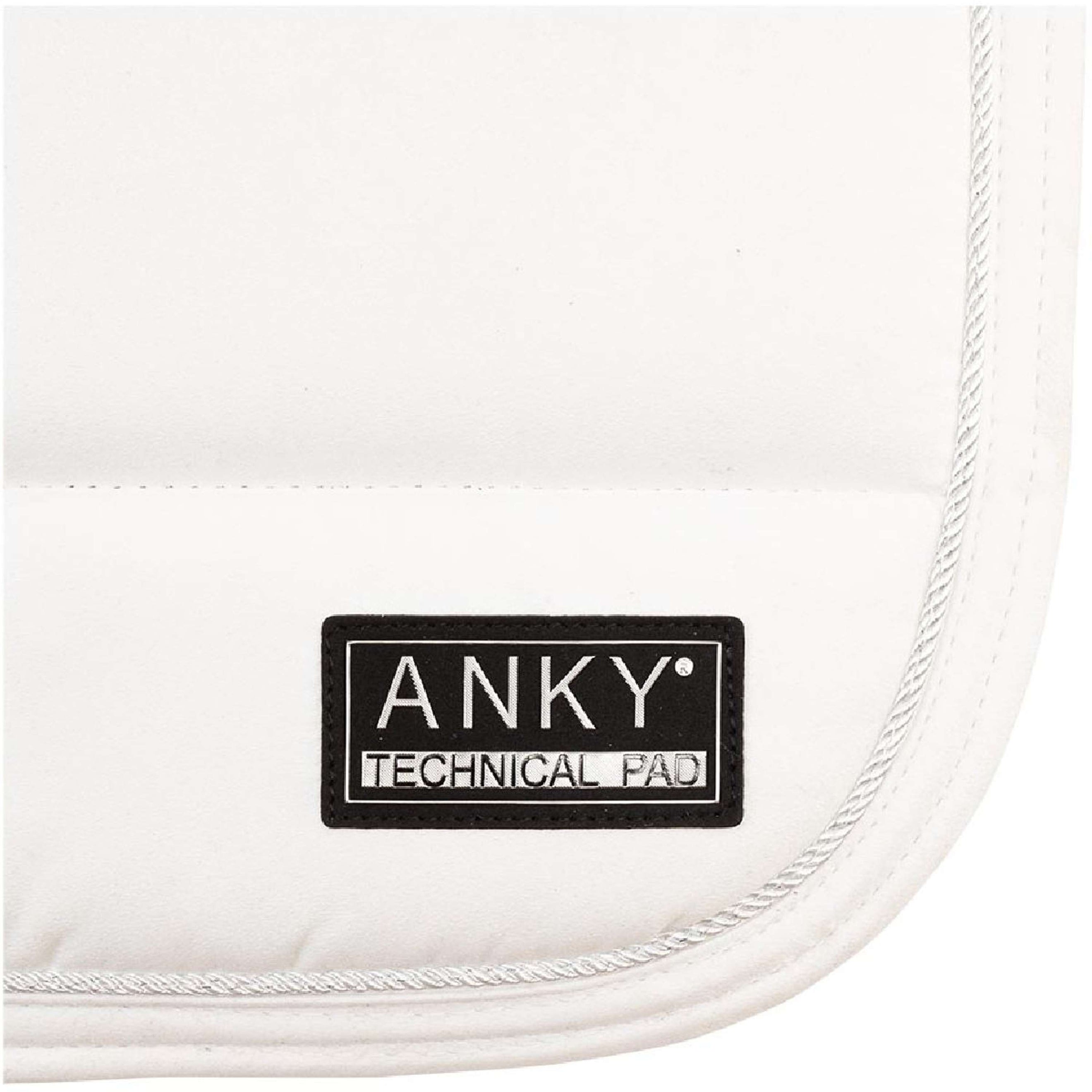 ANKY Tapis de Selle Anatomic Tech Dressage Blanc