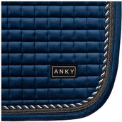 ANKY Tapis de Selle Velvet Dressage Legion Blue