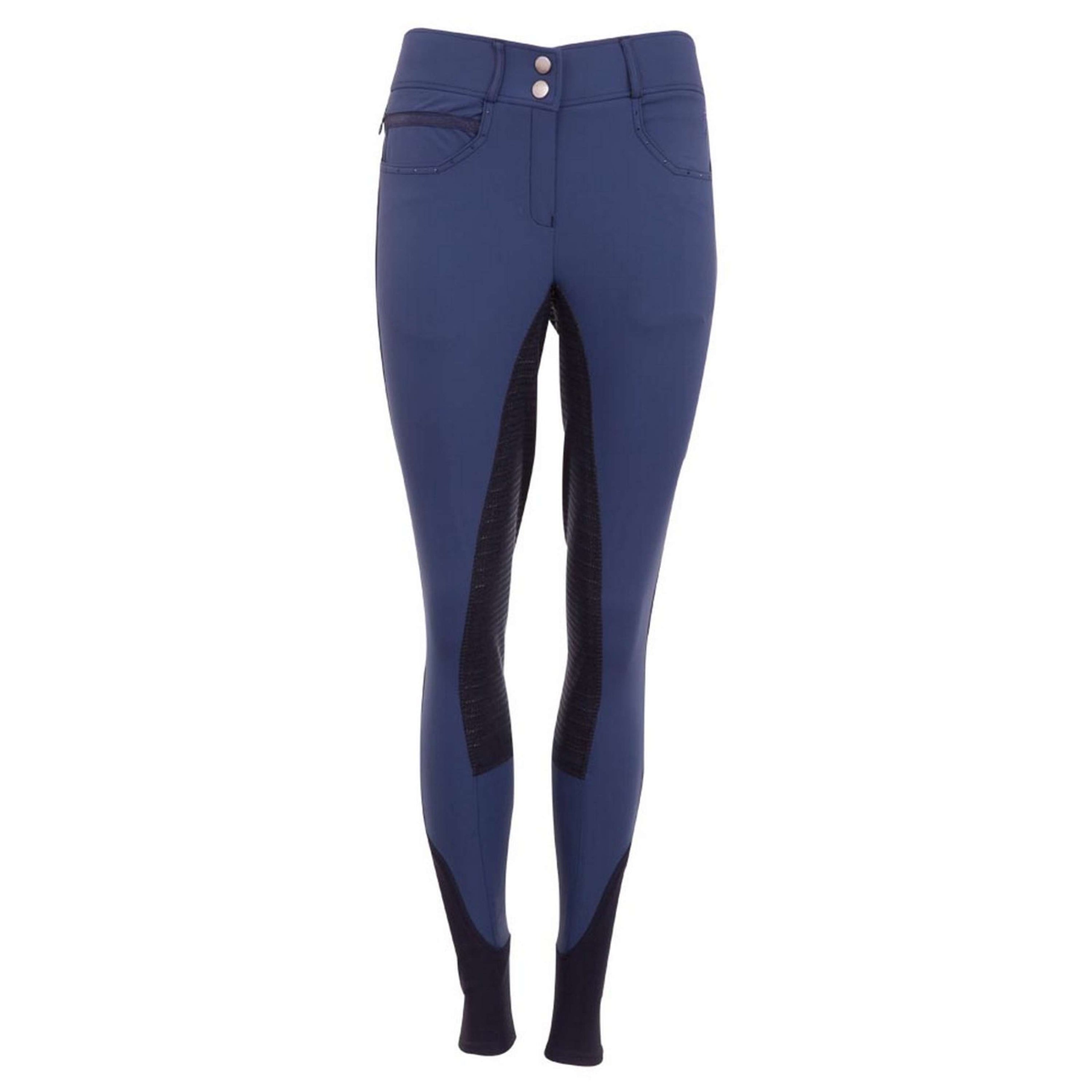 ANKY Pantalon d'Équitation Stone Taped Filles Siège en Cuir Marin