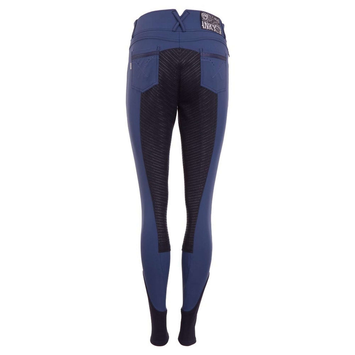 Anky Pantalon d'Équitation Stone Taped Filles Siège en Cuir Marin