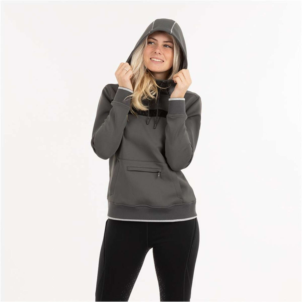 ANKY Pull col Hoodie Dark Shadow