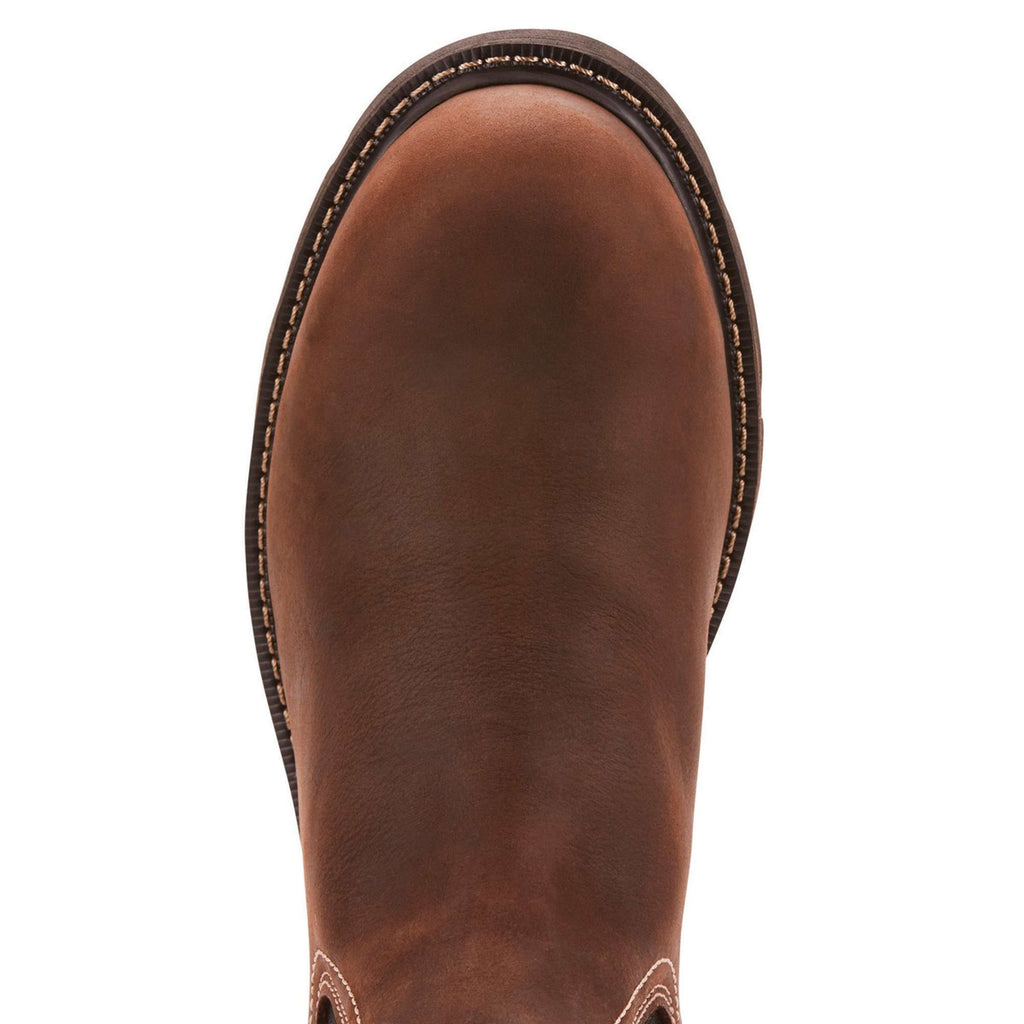Ariat Jodhpurs Groundbreaker Chelsea Waterproof Steel Toe Hommes Marron