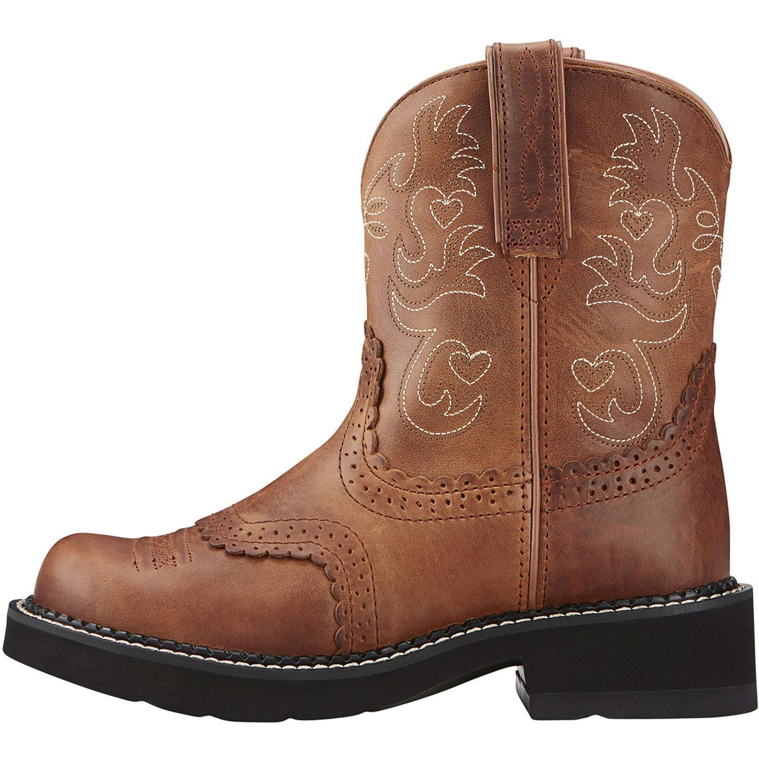 Ariat Botte Western Fatbaby Saddle B Russet Rebel