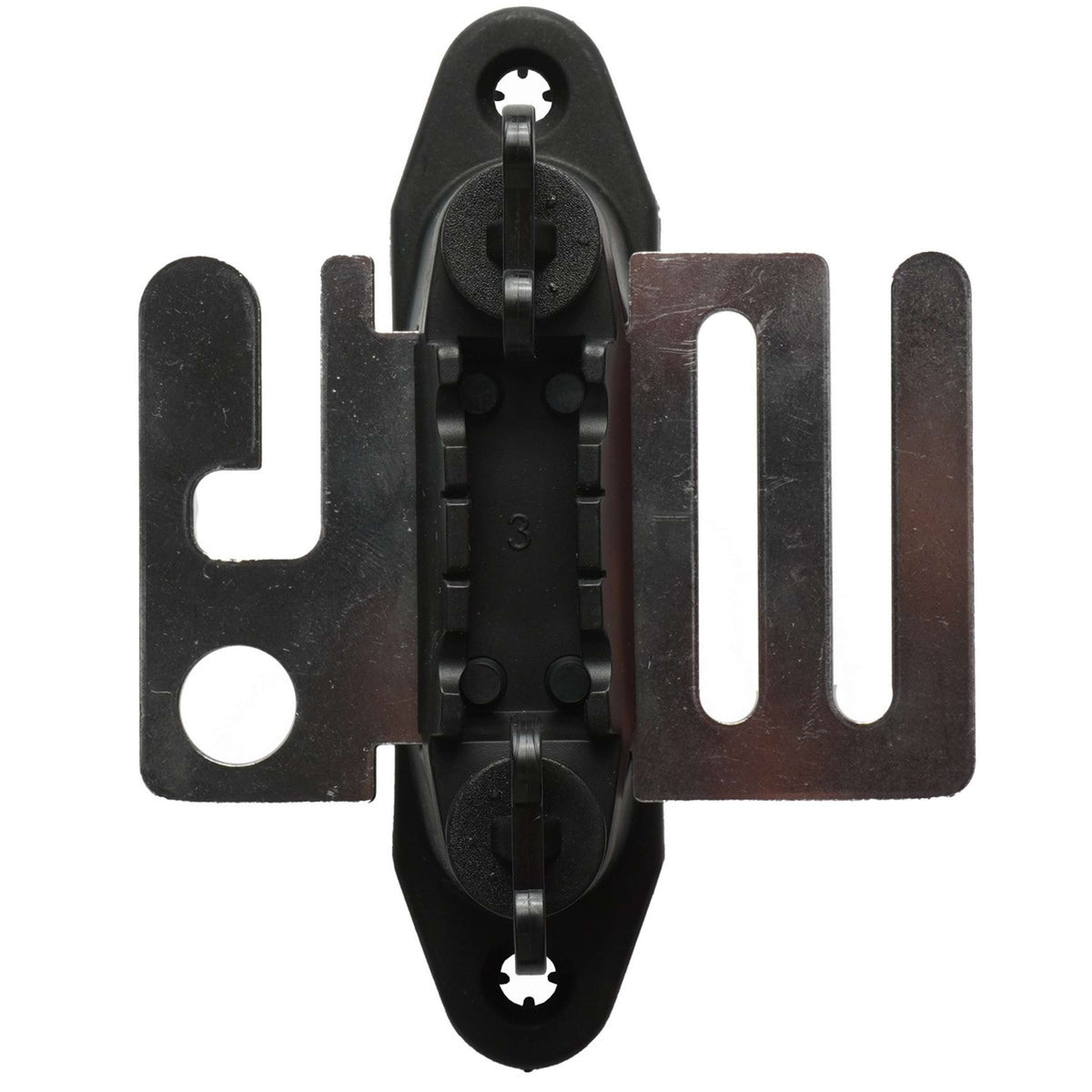 Agradi Power Set Isolateurs Poignée de Portail 4 Pièces Noir