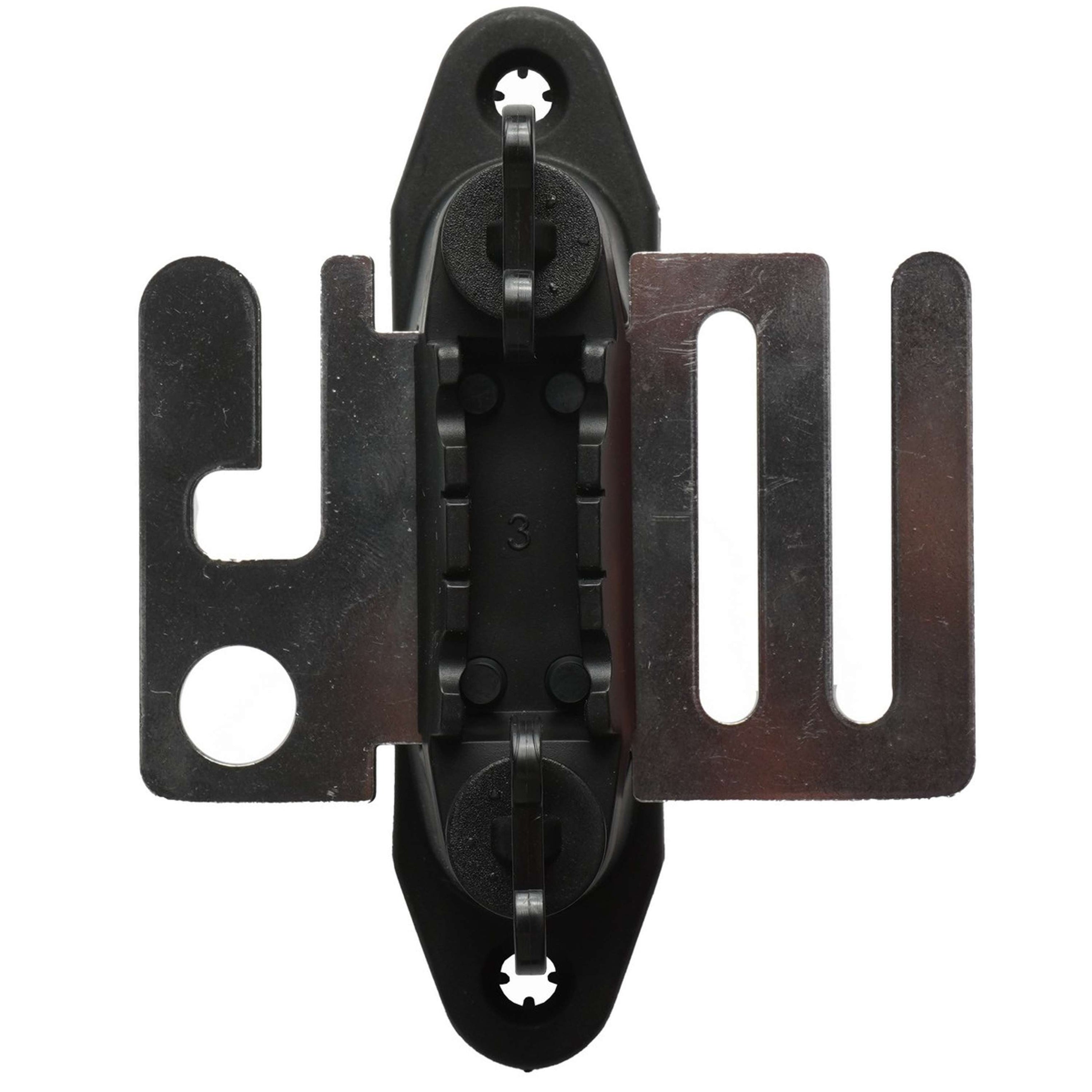 Agradi Power Set Isolateurs Poignée de Portail 4 Pièces Noir