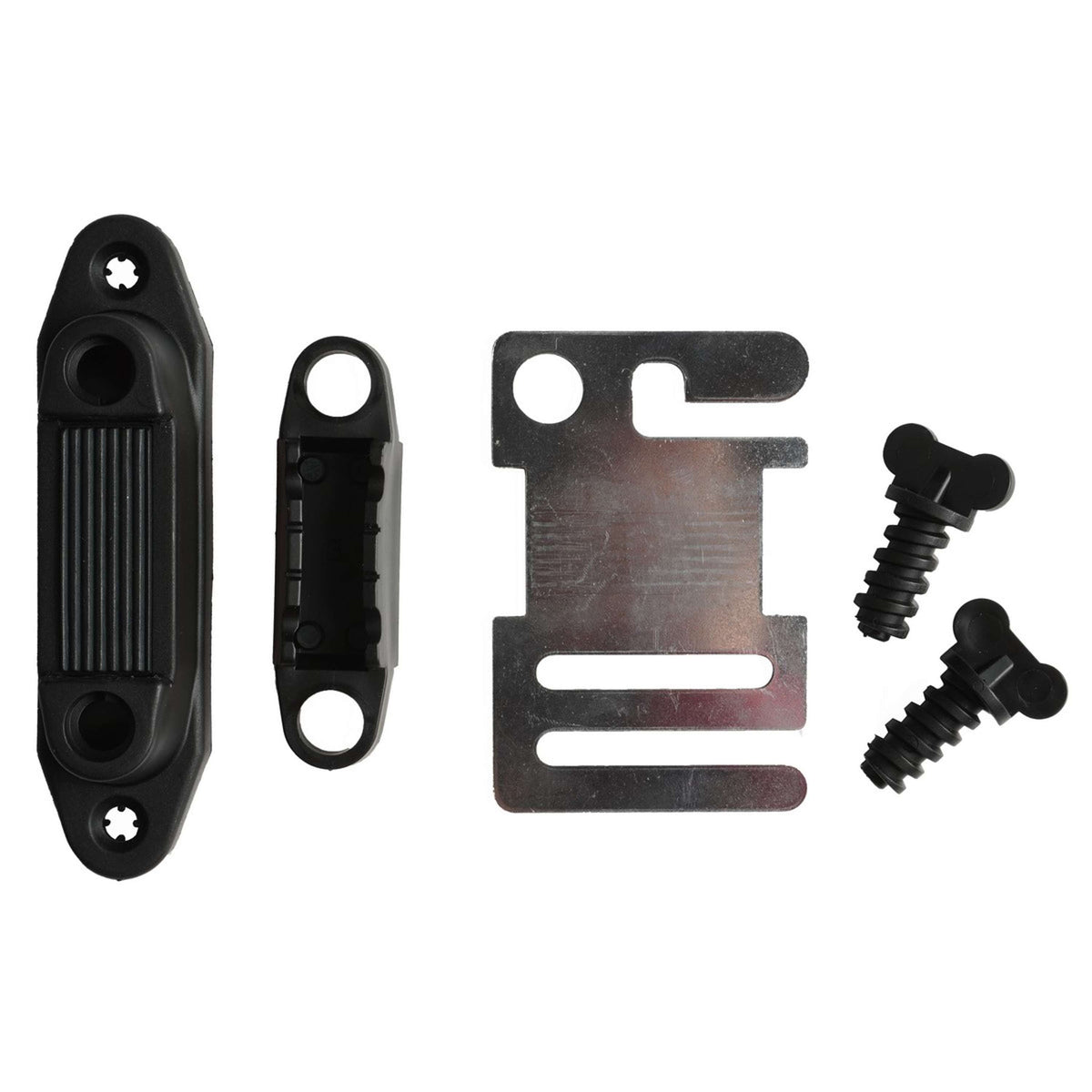 Agradi Power Set Isolateurs Poignée de Portail 4 Pièces Noir