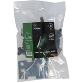 Agradi Power Set Isolateurs Poignée de Portail 4 Pièces Noir