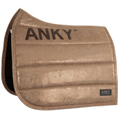 ANKY Tapis de Selle Suede Glitter Dressage Tan