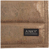 ANKY Tapis de Selle Suede Glitter Dressage Tan