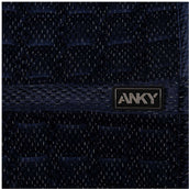 ANKY Tapis de Selle Check Velvet XB25003 Dressage Midnight Blue