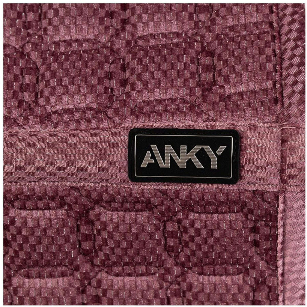 ANKY Tapis de Selle Check Velvet XB25003 Dressage Mellow Mauve