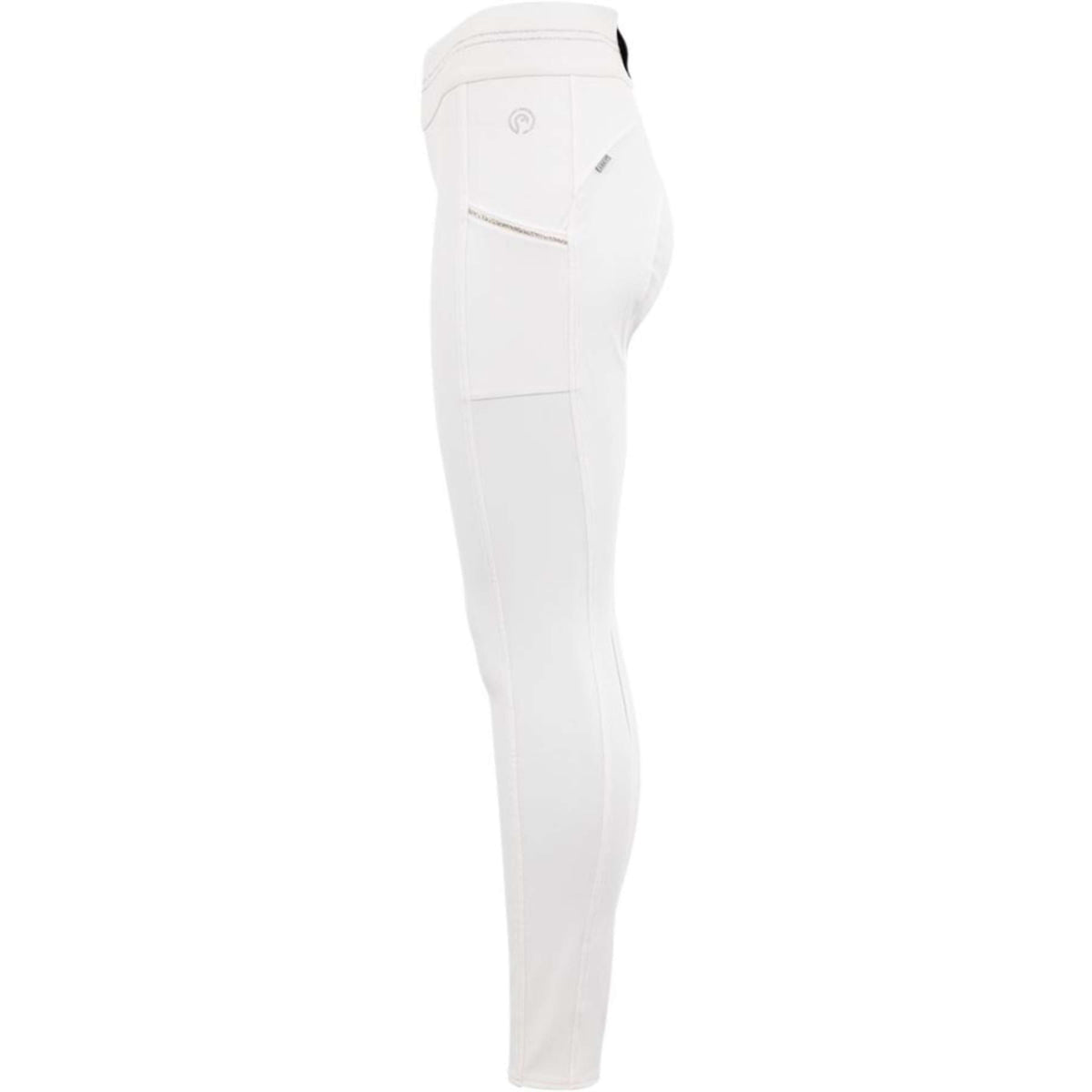 Anky Legging d'Équitation Tournament Full Grip Dames Blanc