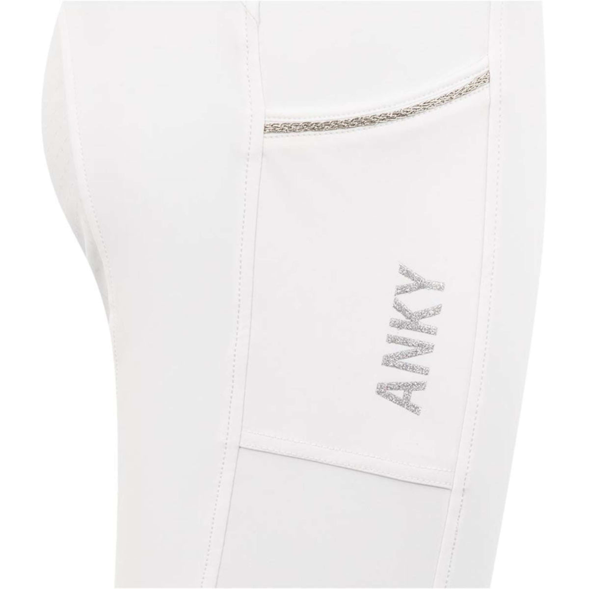 Anky Legging d'Équitation Tournament Full Grip Dames Blanc