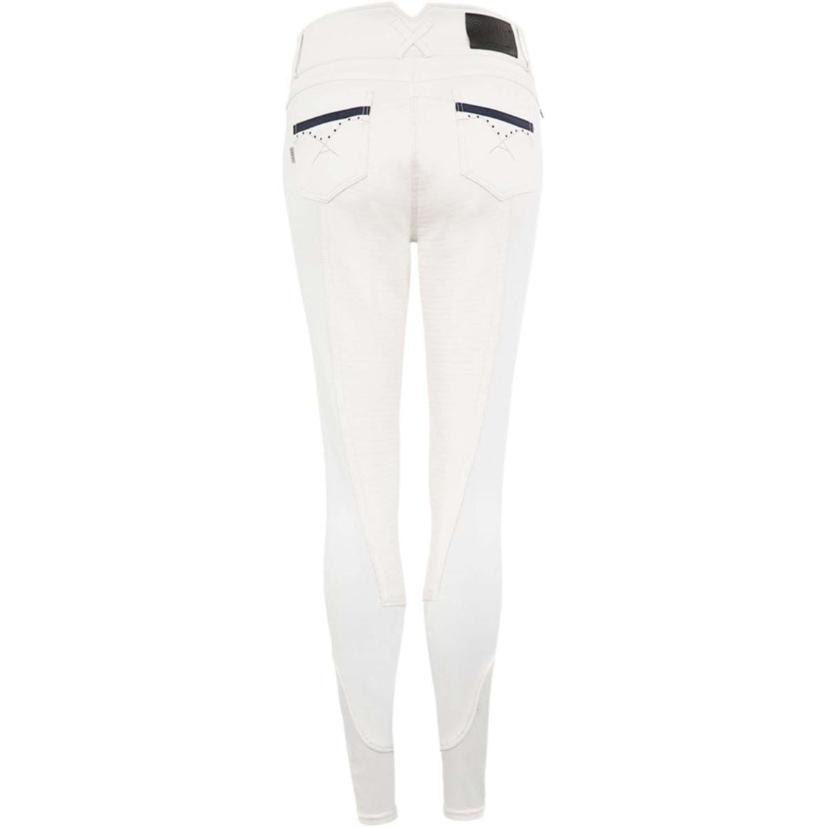 ANKY Pantalon d'Équitation Stone Taped Full Grip Femmes Blanc