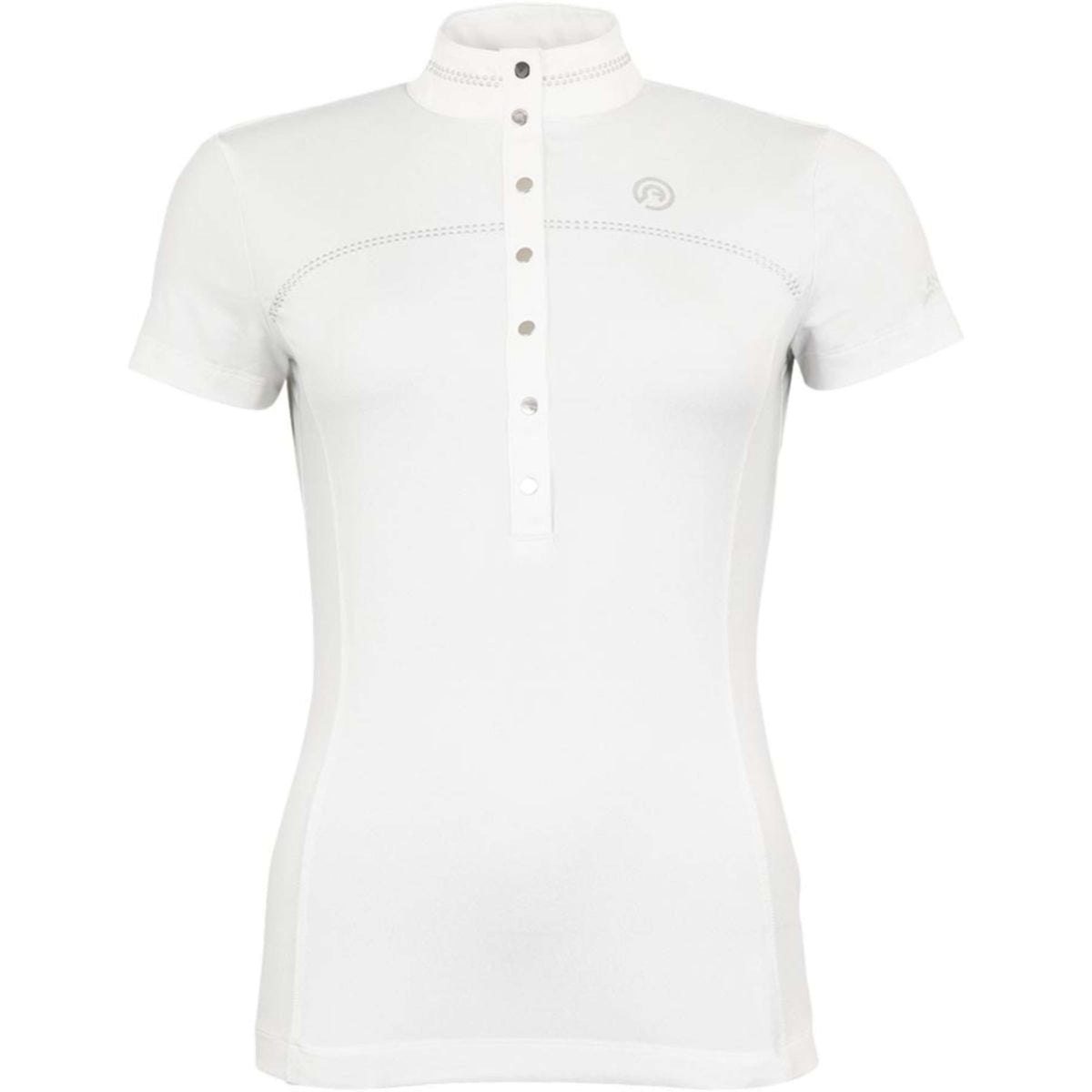 ANKY Competition Shirt Glitter Short Sleeves Blanc