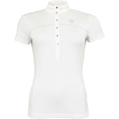 ANKY Competition Shirt Glitter Short Sleeves Blanc