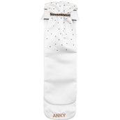 ANKY Plastron Multi-Fit Cols Détachables Blanc/Gris