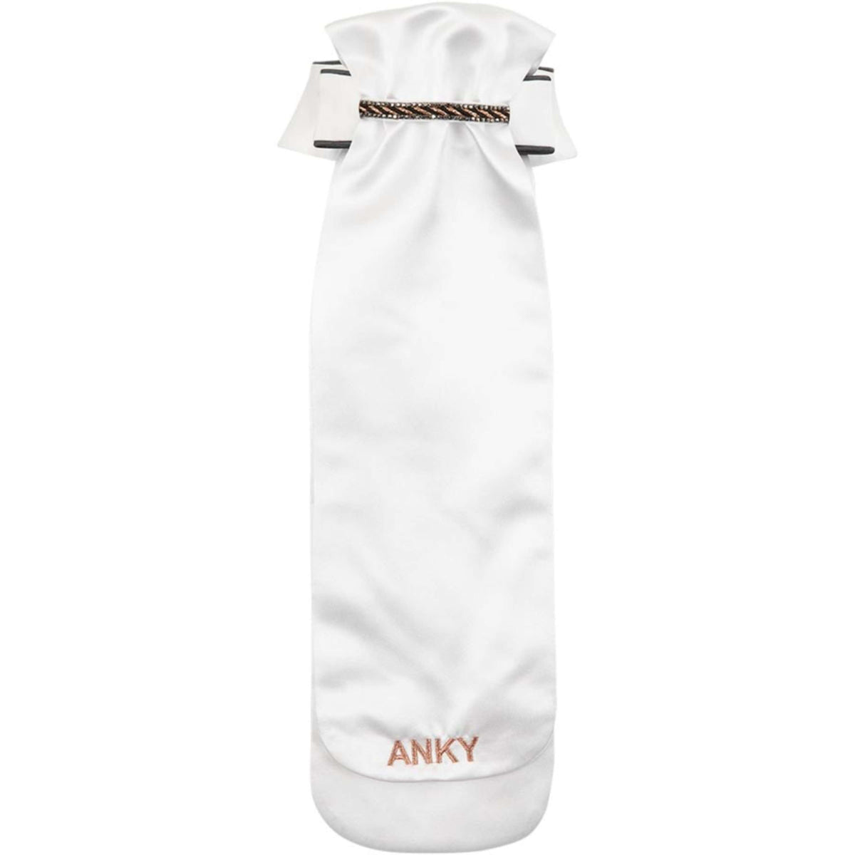 ANKY Plastron Multi-Fit Cols Détachables Blanc/Gris