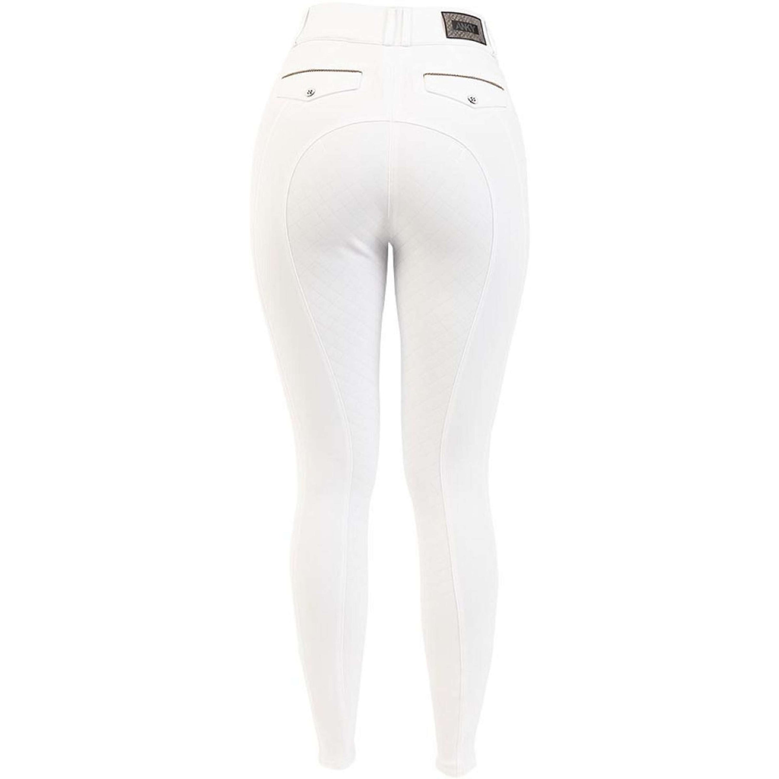 ANKY Pantalon d'Équitation Prospect C-Wear XR25103 Full Grip Blanc