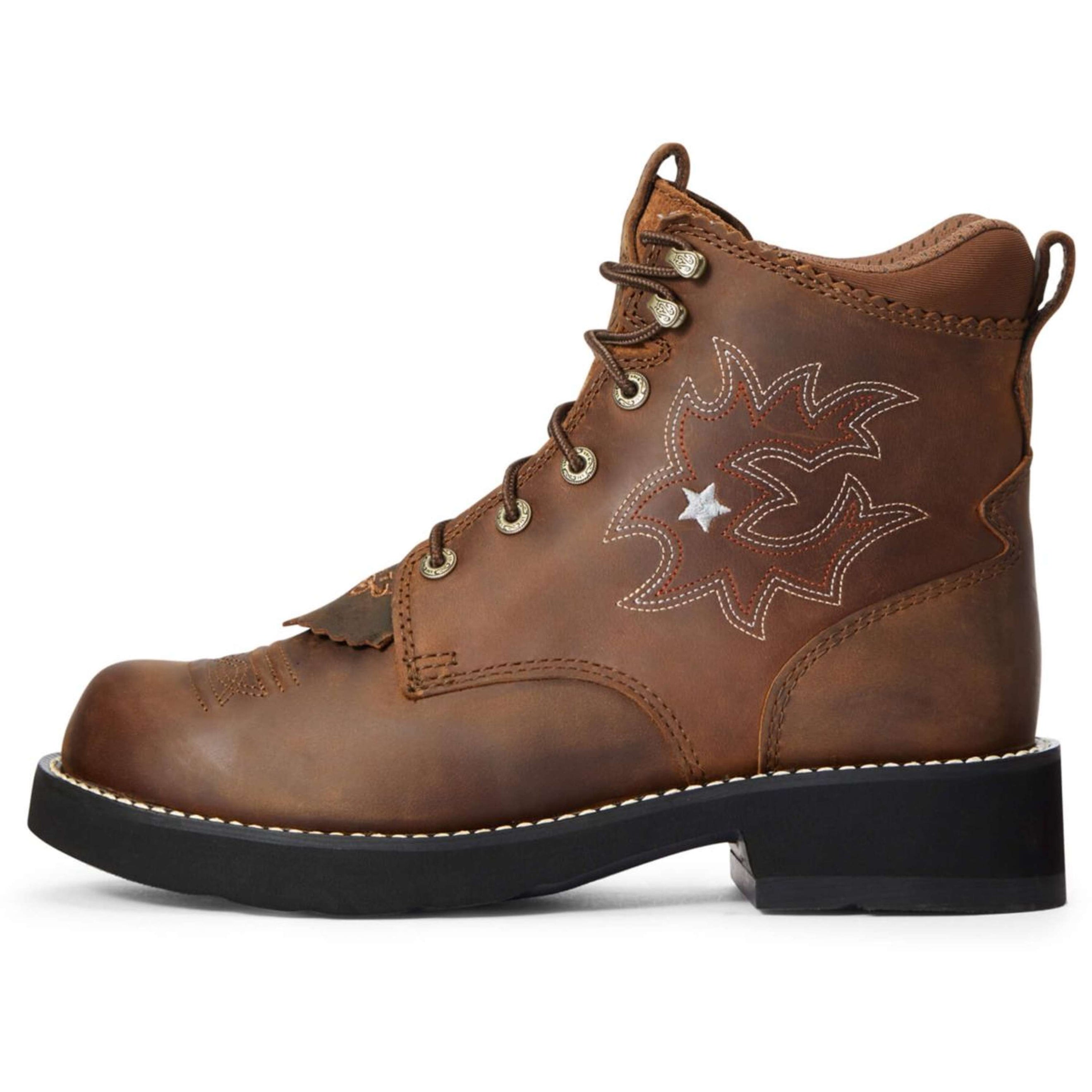 Ariat Chaussures d'Écurie Western Probaby Lacer B Driftwood Brown