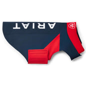 Ariat Veste pour Chien Team Softshell Bleu rouge
