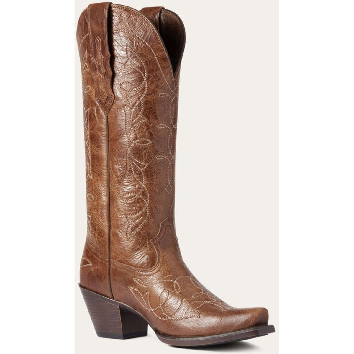 Ariat Bottes Western Heritage D Toe StretchFit Femme Dark Tan