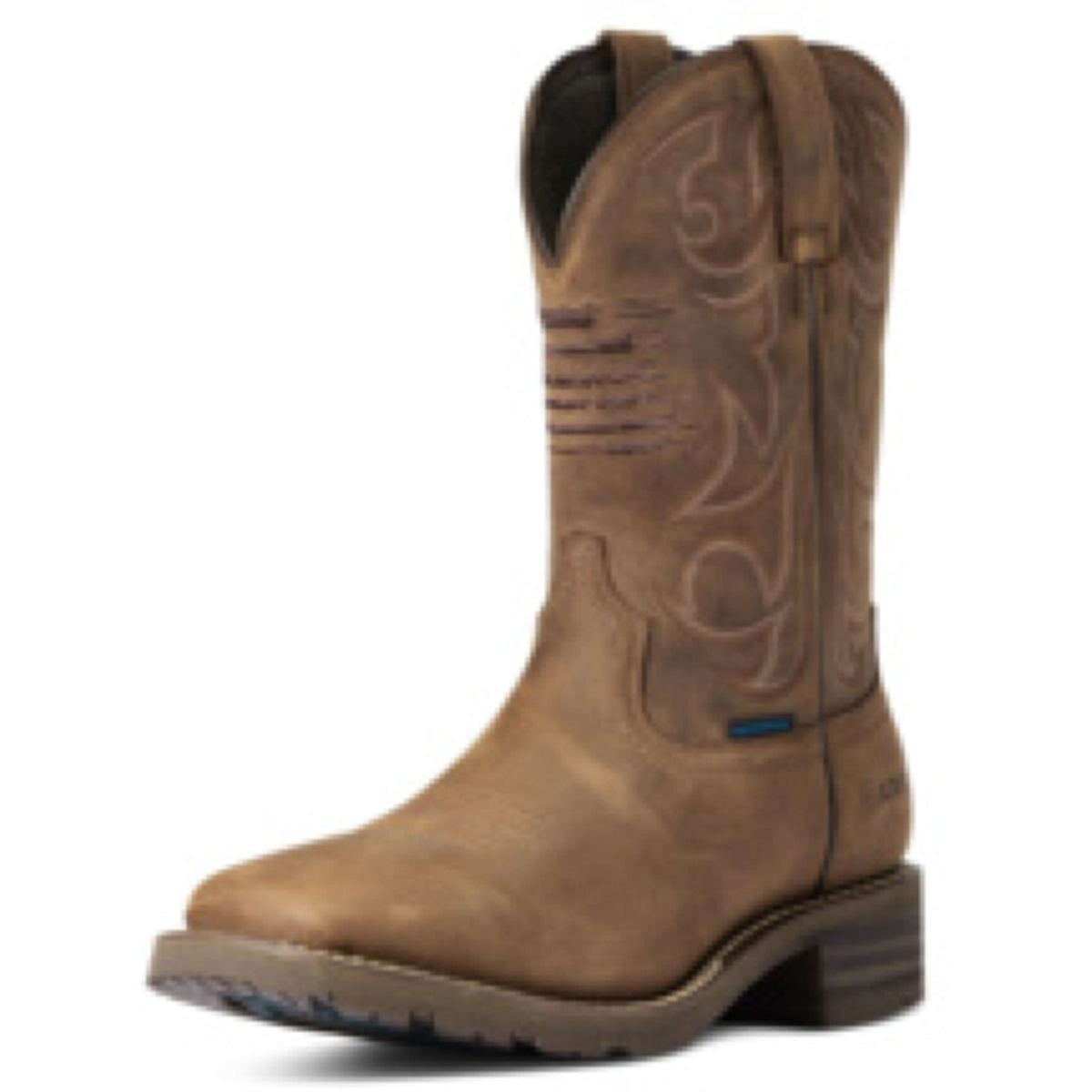 Ariat Western Boots Hybrid Patriot H2O Hommes Distressed Brown