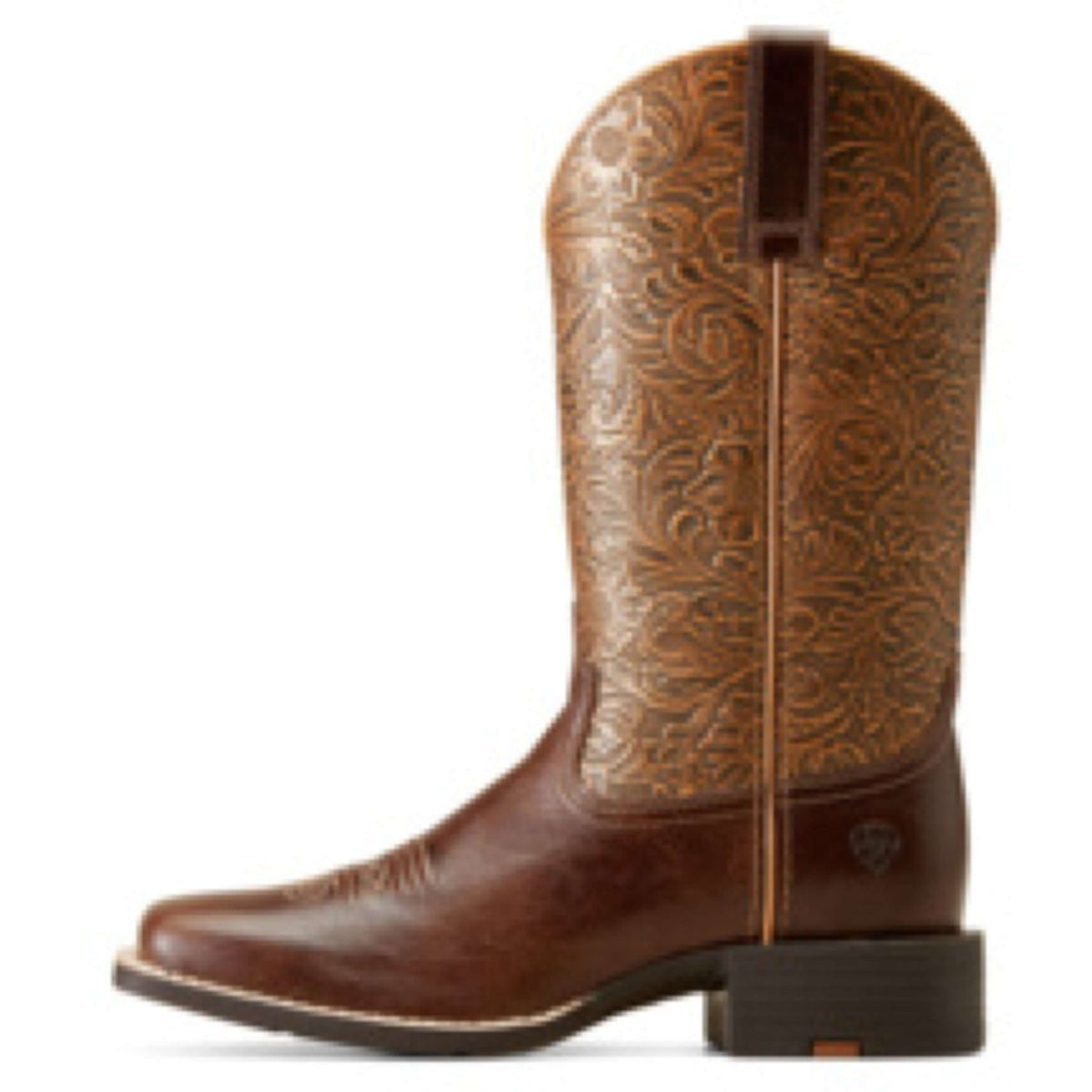 Ariat Bottes Western Round Up Wide Femme Marron