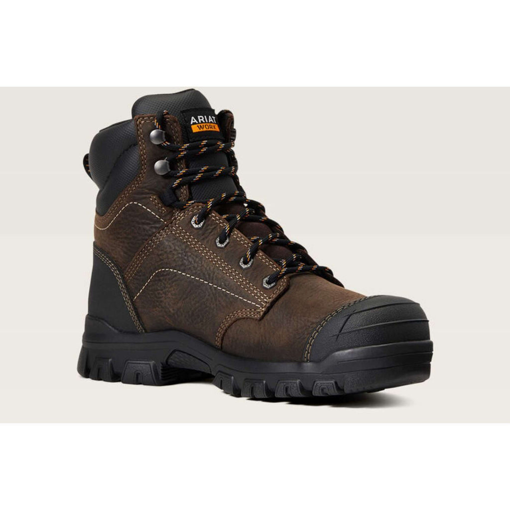 Ariat Chaussures d’extérieur Treadfast Waterproof Steel Toe Femme Marron foncé