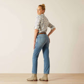 Ariat Jeans High Rise Bridle Slim Straight Leg Femme Abeline