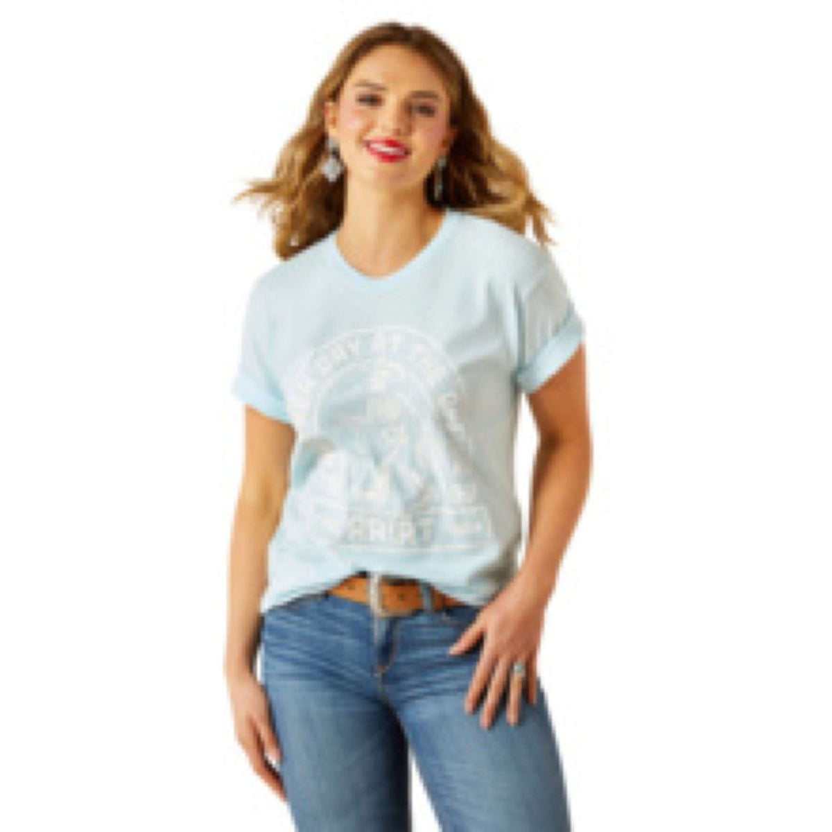 Ariat T-Shirt Another Day Femme Vintage Lagoon