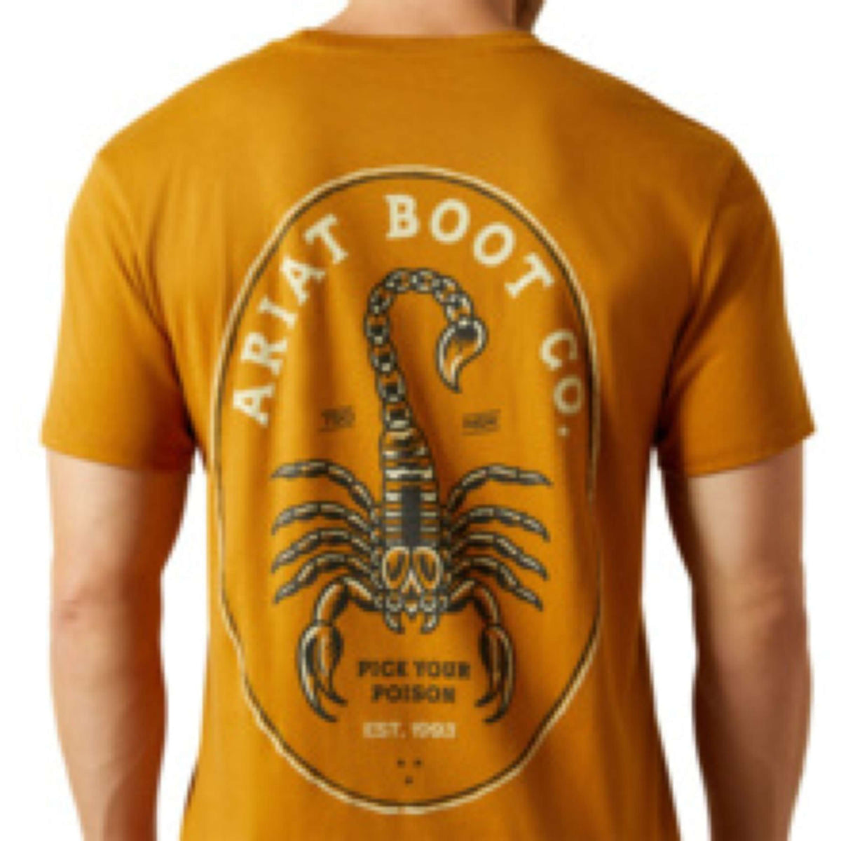 Ariat T-Shirt Scorpion Seal Hommes Orange
