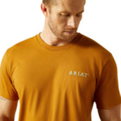 Ariat T-Shirt Scorpion Seal Hommes Orange
