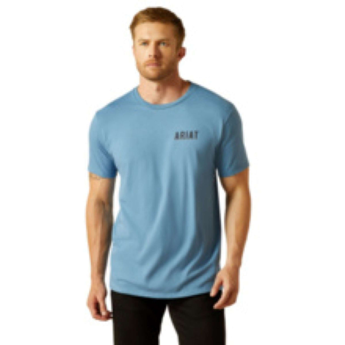 Ariat T-Shirt Blazing Saddle Hommes Bleu