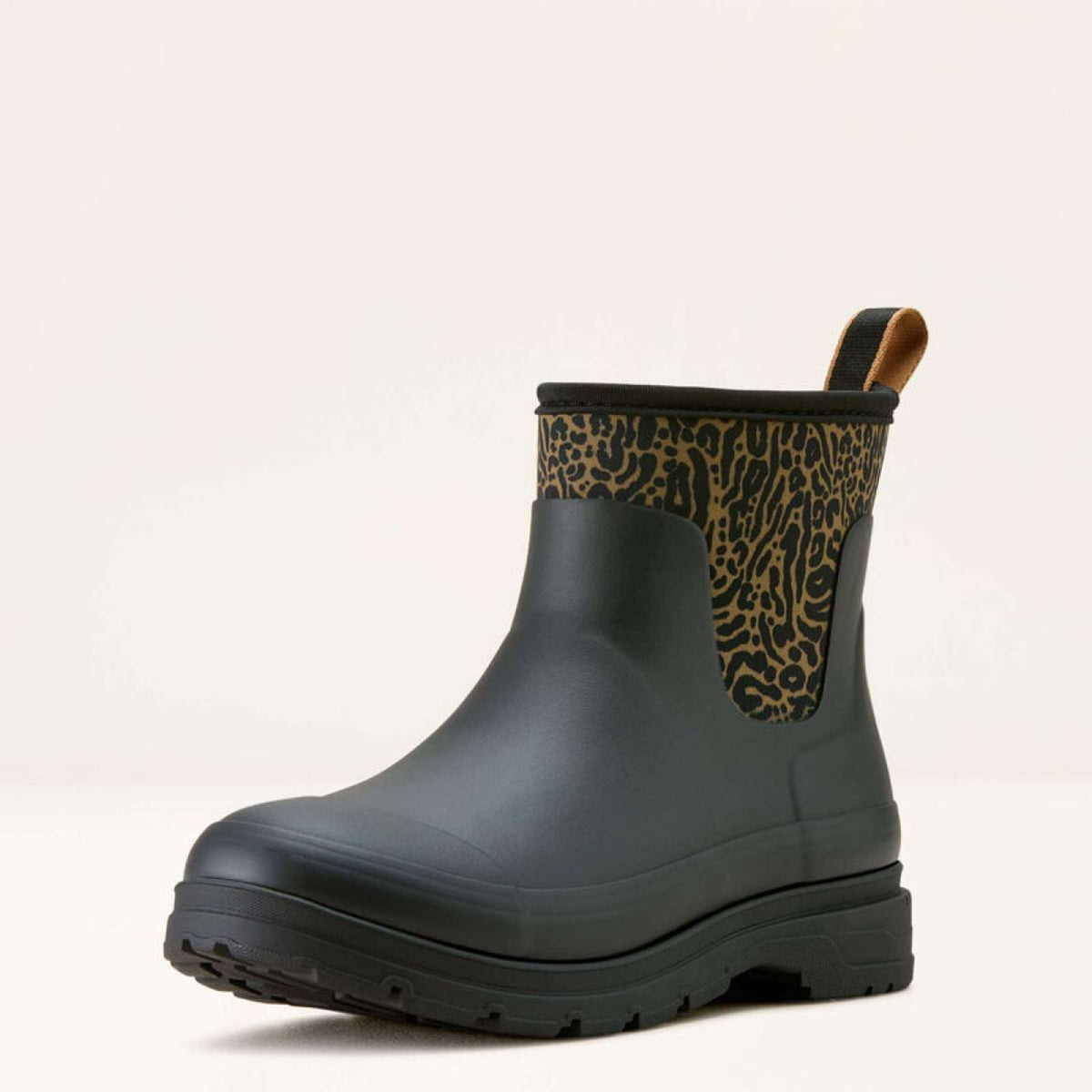 Ariat Bottes de pluie Kelmarsh Shortie Femme Black/Ocelot Print