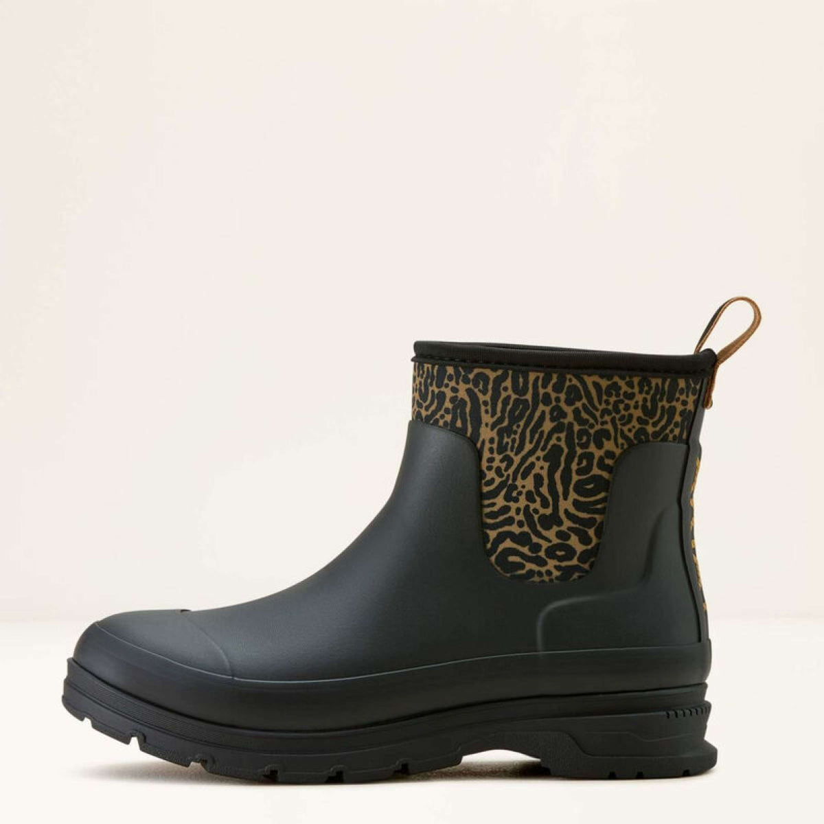 Ariat Bottes de pluie Kelmarsh Shortie Femme Black/Ocelot Print