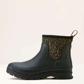 Ariat Bottes de pluie Kelmarsh Shortie Femme Black/Ocelot Print