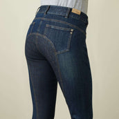 Ariat Pantalon d'Équitation Halo Denim Full Seat Marin