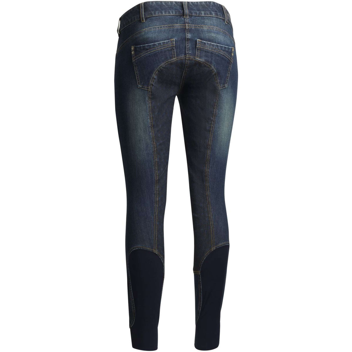 Ariat Pantalon d'Équitation Halo Denim Full Seat Marin