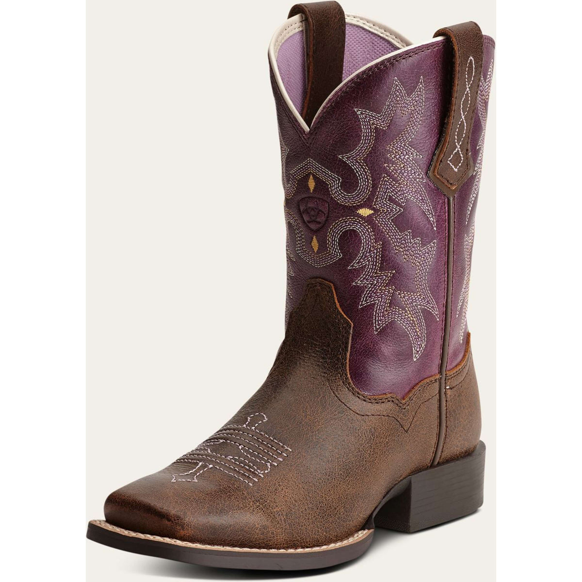 Ariat Bottes Western YTH Tombstone VNTG Marron