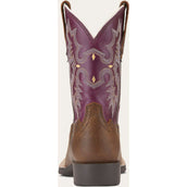 Ariat Bottes Western YTH Tombstone VNTG Marron