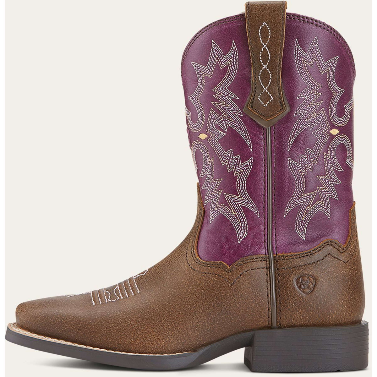 Ariat Bottes Western YTH Tombstone VNTG Marron