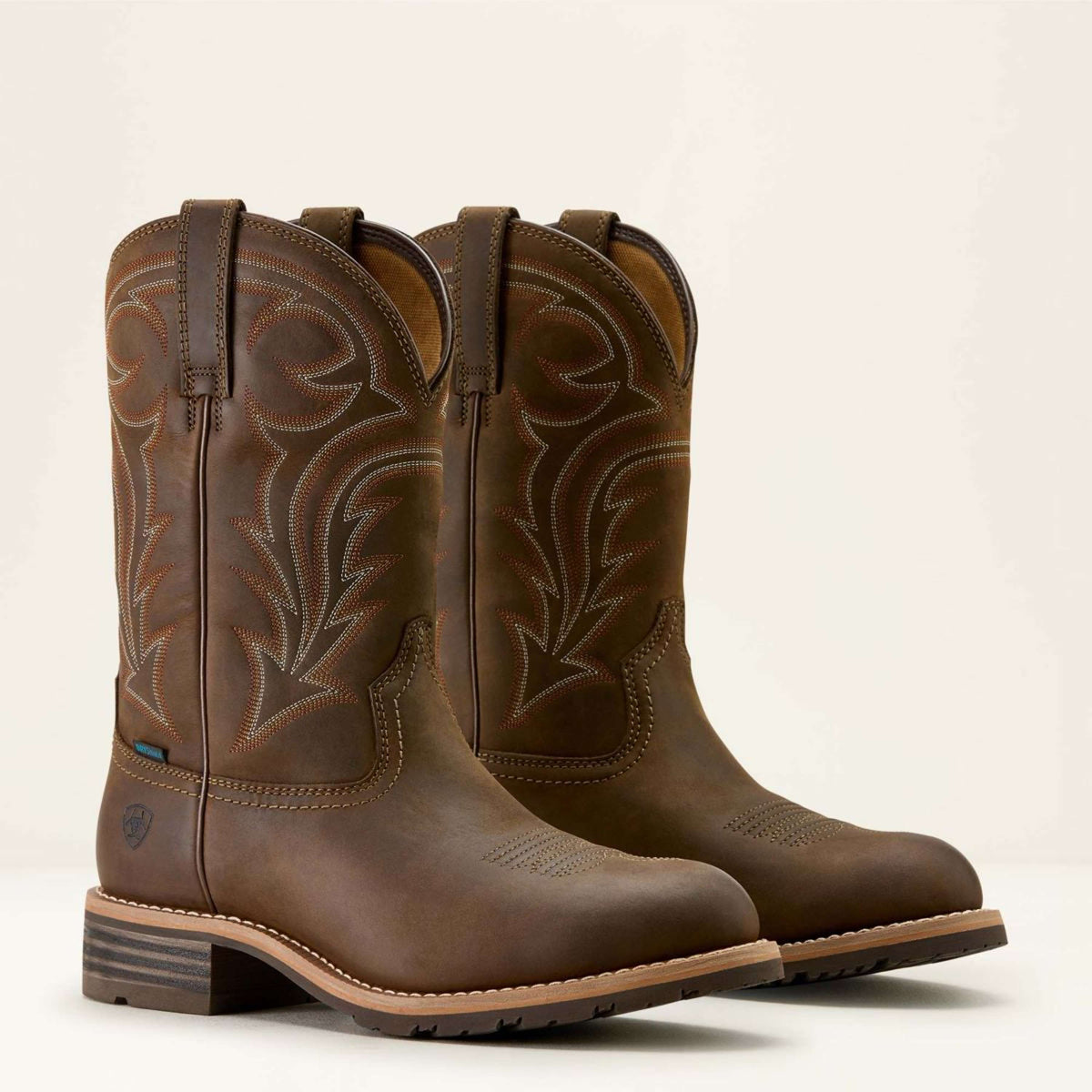 Ariat Bottes Western MNS Hybrid Rancher H2O Distressed Brown