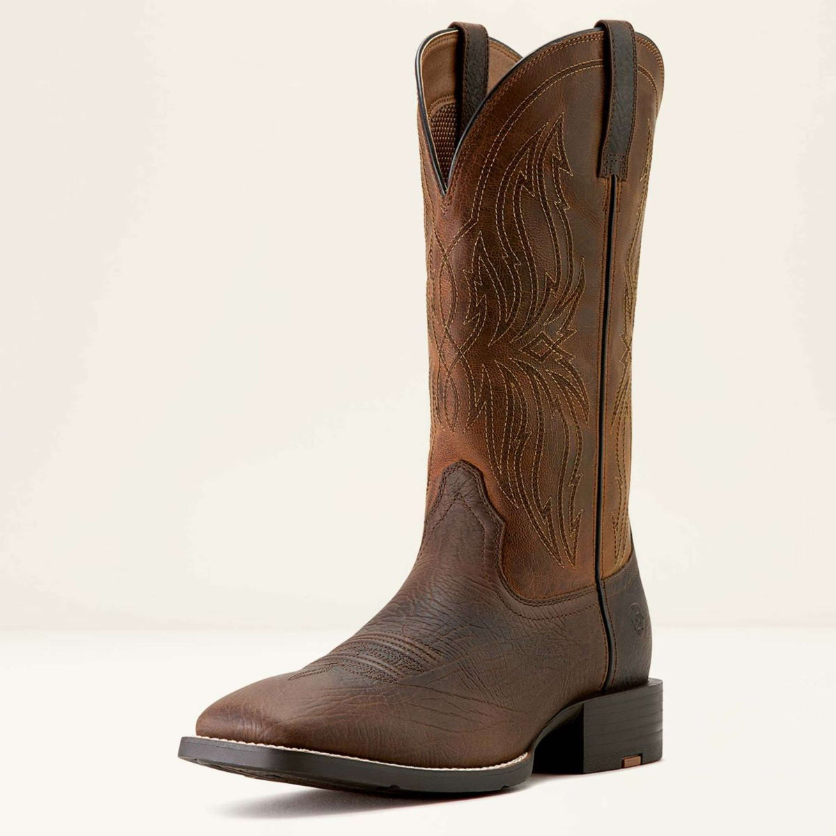 Ariat Bottes Western MNS Sport Rustler Toffee Hippo Print/Rich Oak