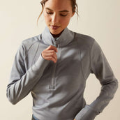 Ariat Chemise Team EQ 1/2 ZP Alloy Heather